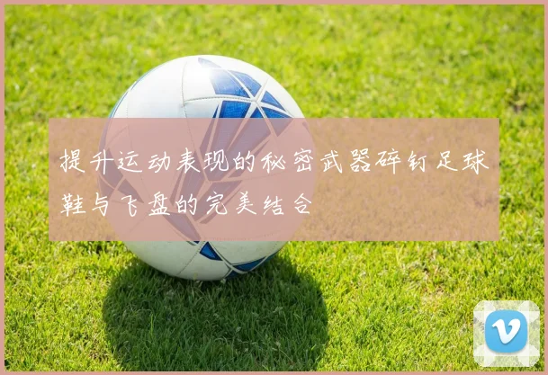 提升运动表现的秘密武器碎钉足球鞋与飞盘的完美结合